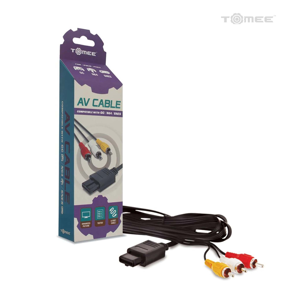Universal N64/SNES/GC AV Cable - Tomee (X4)